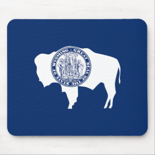 Flagge des Bundesstaates Wyoming Mousepad