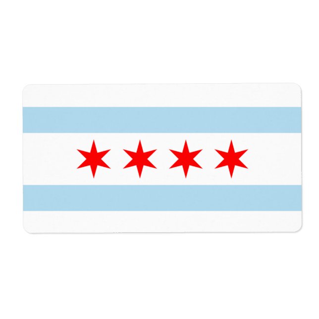 Flagge des Chicagoer Labels (Vorne)