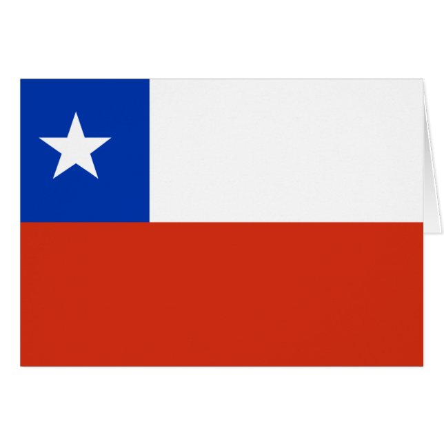 Flagge des Chilen (Vorderseite (Horizontal))