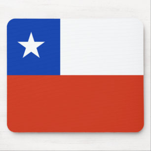 Flagge des Chilen Mousepad