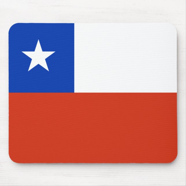 Flagge des Chilen Mousepad (Vorne)