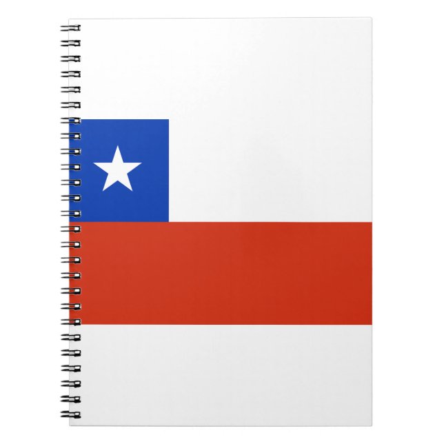 Flagge des Chilen Notizblock (Vorderseite)