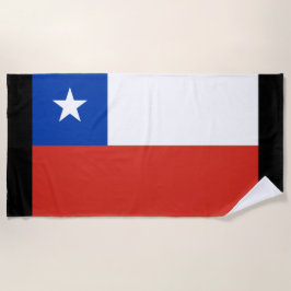 Flagge des Chilen Strandtuch