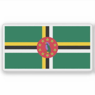 Flagge des Commonwealth Dominica (1988-1990) Aufkleber