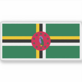 Flagge des Commonwealth Dominica (1990-heute) Aufkleber