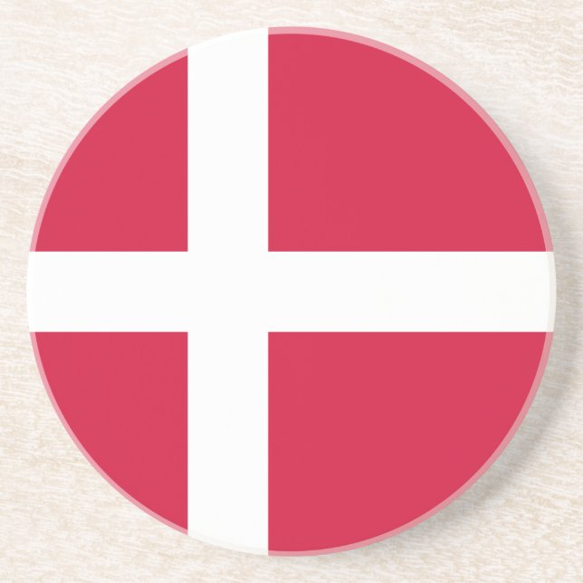 Flagge des dänischen Untersetzer (Vorne)