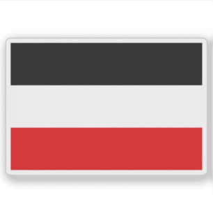 Flagge des Deutschen Reiches (1871-1918) Aufkleber