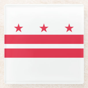 Flagge des District of Columbia Glasuntersetzer
