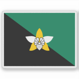 Flagge des Enga-Volkes, Papua Neue Guinea, Ozeanie Aufkleber