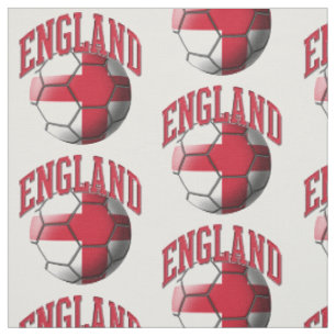 Flagge des englischen Fußball-Kugelmusters Stoff