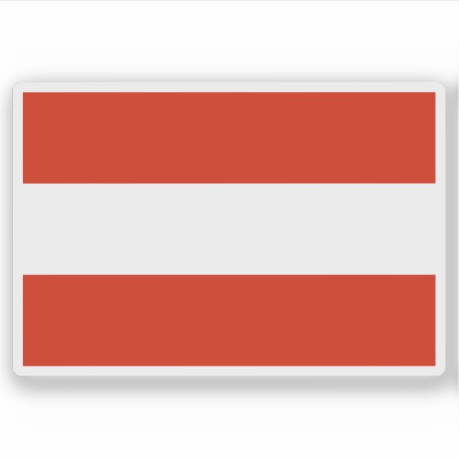 Flagge des Erzherzogtums Österreich (1453-1804) Aufkleber (Vorderseite)