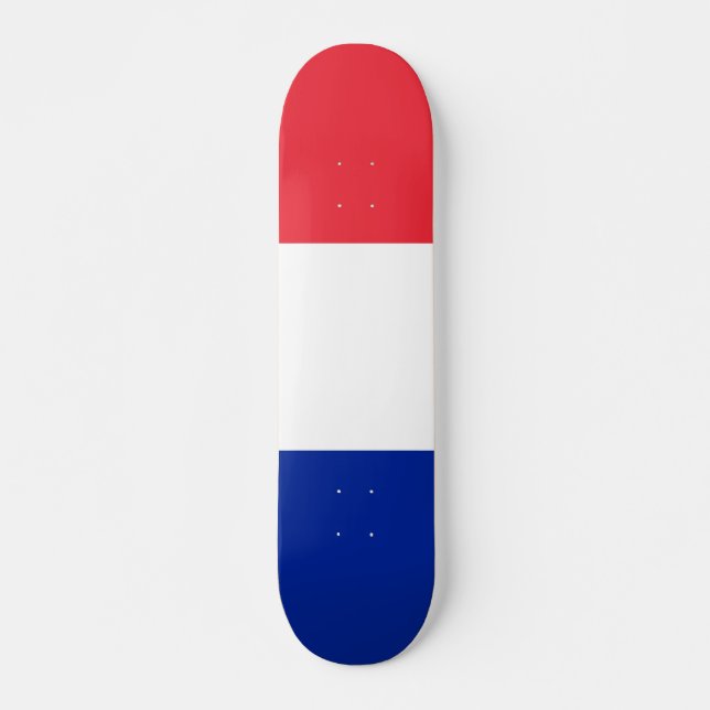 Flagge des französischen Skateboards (Vorne)