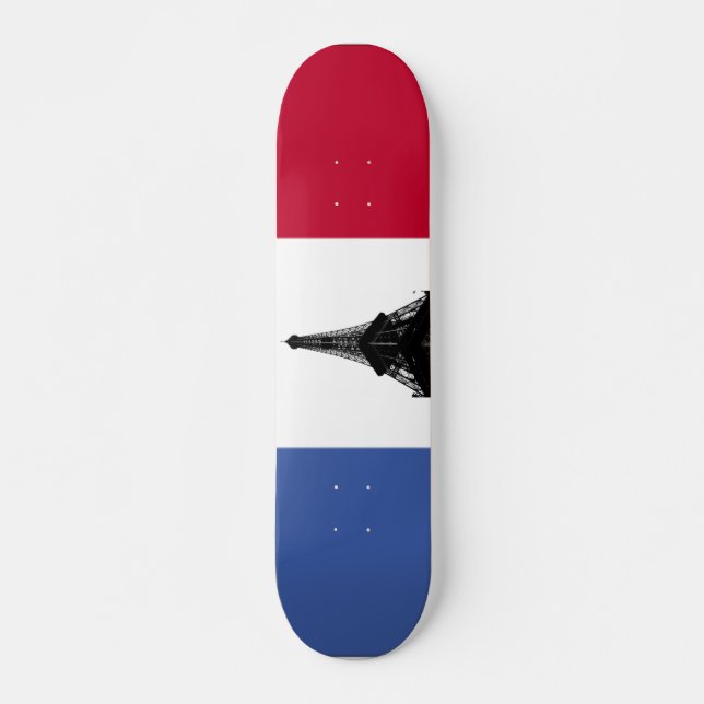 Flagge des französischen Skateboards (Vorne)