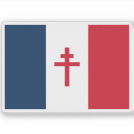 Flagge des freien Frankreichs (1940-1944) Aufkleber