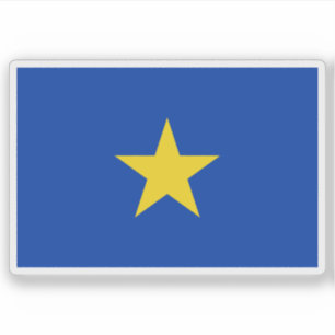 Flagge des Freistaates Kongo (1885–1908) Aufkleber