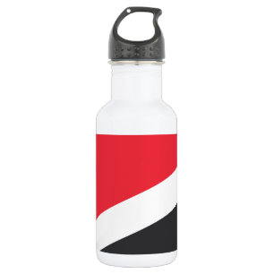 Flagge des Fürstentums Sealand Edelstahlflasche