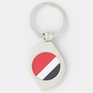 Flagge des Fürstentums Sealand Schlüsselanhänger