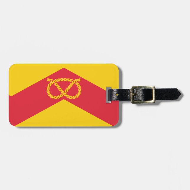 Flagge des Gepäckträgers Staffordshire Gepäckanhänger (Vorderseite horizontal)
