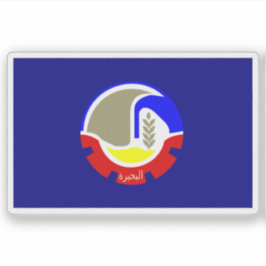 Flagge des Gouverneurs von Behira, Ägypten Aufkleber