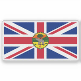Flagge des Gouverneurs von Gambia (1901-1965) Aufkleber