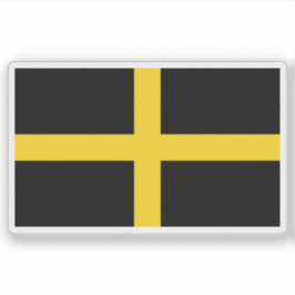 Flagge des heiligen David, Wales Aufkleber