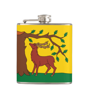 Flagge des historischen Landkreises von Berkshire  Flachmann
