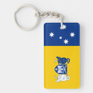 Flagge des Hoheitsgebiets Australiens der Hauptsta Schlüsselanhänger