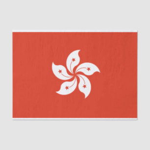 Flagge des Hongkonger Gewebspapiers Seidenpapier