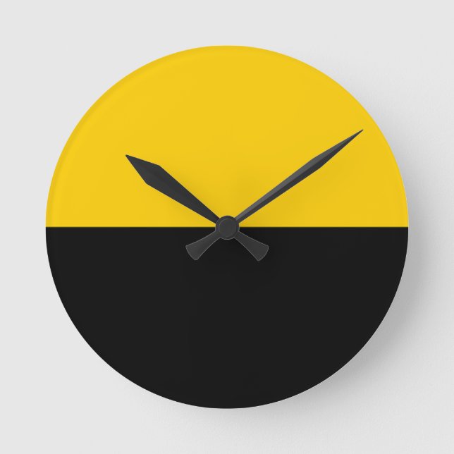 Flagge des IJsselstein Runde Wanduhr (Vorderseite)