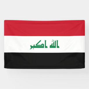 Flagge des Irak Banner