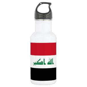 Flagge des Irak Edelstahlflasche