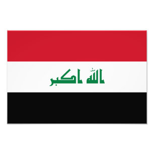Flagge des Irak Fotodruck