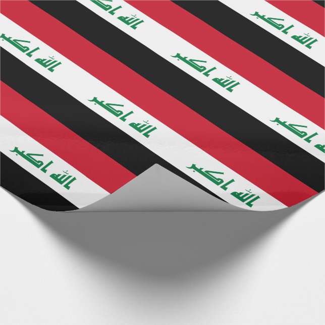 Flagge des Irak Geschenkpapier (Ecke)