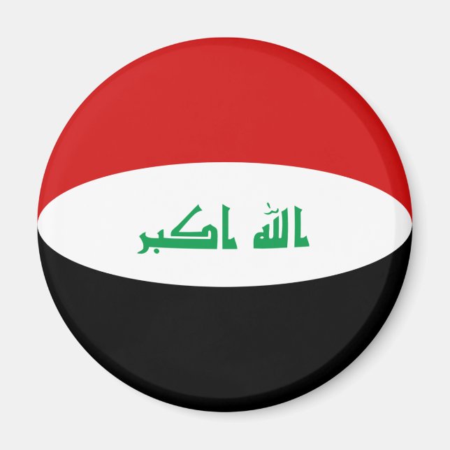 Flagge des Irak Magnet (Vorne)