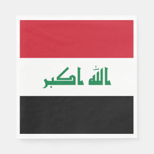 Flagge des Irak Serviette