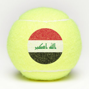 Flagge des Irak Tennisbälle
