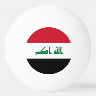 Flagge des Irak Tischtennisball