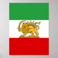 Flagge des Iran (1964–1980)
