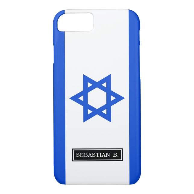 Flagge des Israelis Case-Mate iPhone Hülle (Rückseite)