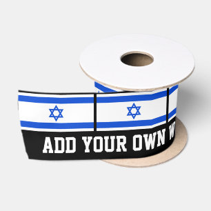Flagge des Israelis Satinband