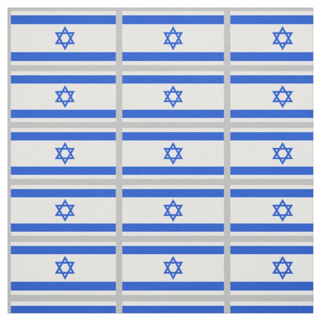 Flagge des Israelis Stoff (Muster)
