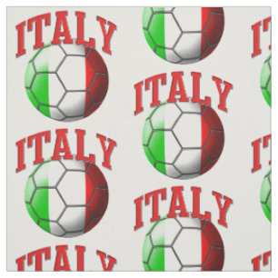 Flagge des italienischen Fußball-Kugelmusters Stoff