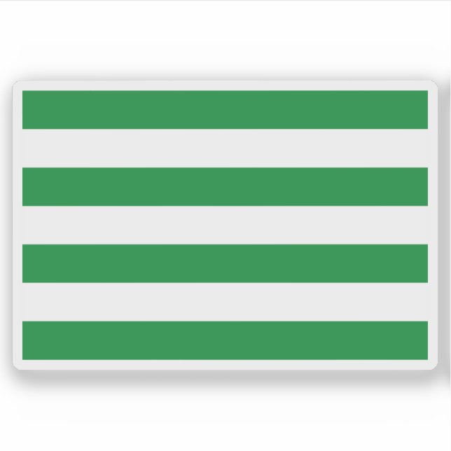 Flagge des Kantons Alvarado, Costa Rica Aufkleber (Vorderseite)