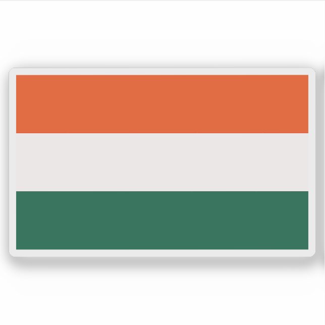 Flagge des Kantons Guatuso, Costa Rica Aufkleber (Vorderseite)