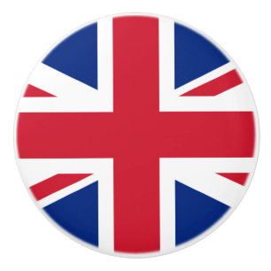 Flagge des Keramik Knob des Vereinigten Königreich Keramikknauf