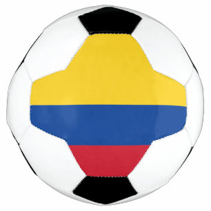 Flagge des kolumbianischen Fußballballs Fußball
