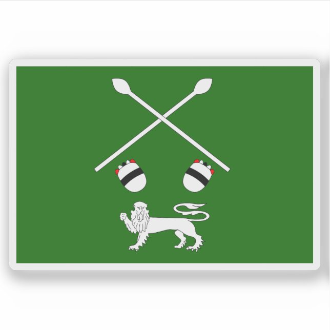 Flagge des Königreichs Ankole, Uganda Aufkleber (Vorderseite)