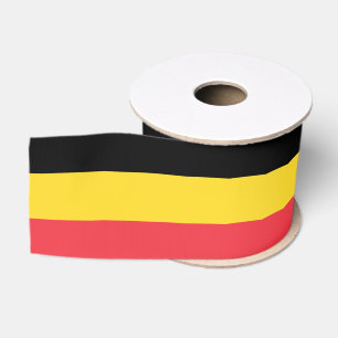 Flagge des Königreichs Belgien Horizontale Streife Ripsband