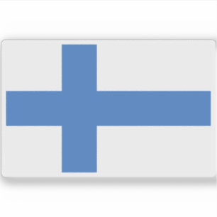 Flagge des Königreichs Finnland (1918) Aufkleber