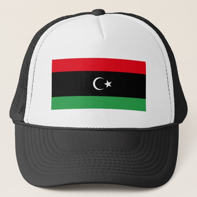 Flagge des Königreichs Libyen (1951-1969) Truckerkappe (Vorderseite)
